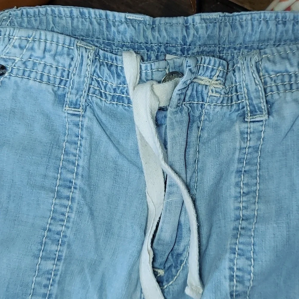 True Religion Big T Cargo Cut Off Shorts